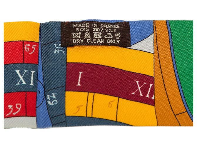 Foulard Twilly en soie Hermès Multi Astrologie Nouvelle Multicolore - vue 3
