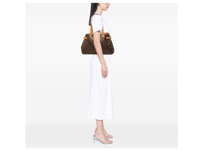 Louis Vuitton Marrone Monogram Batignolles Horizontal - vista 8