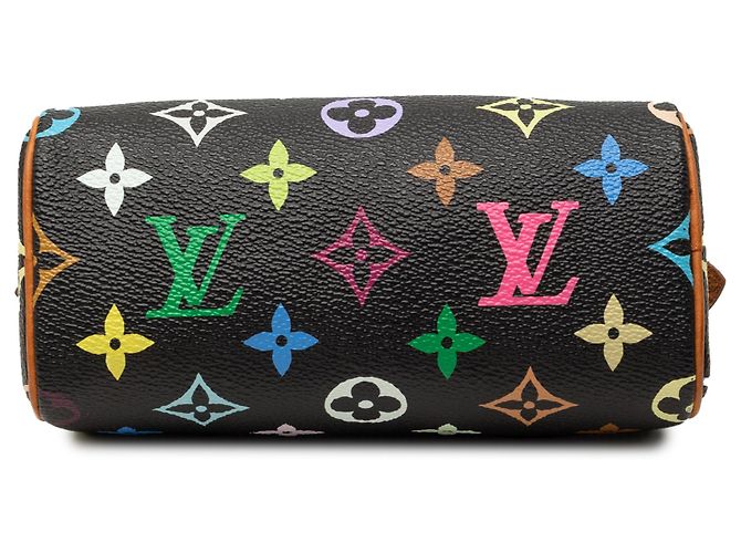 Louis Vuitton Black Monogram Multicolore Mini Speedy HL - view 3