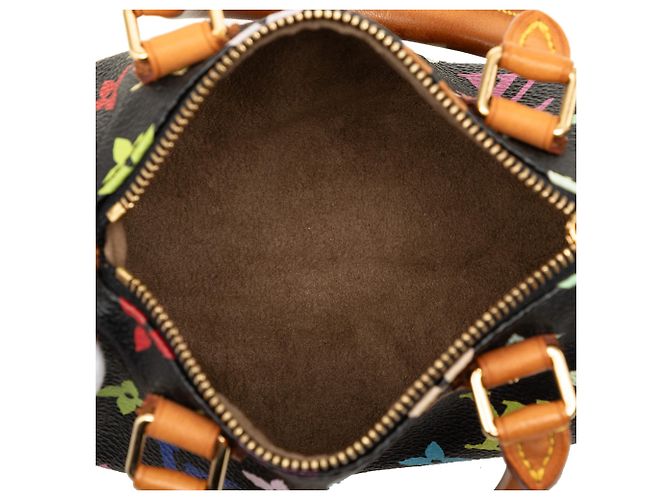 Louis Vuitton Black Monogram Multicolore Mini Speedy HL - view 4
