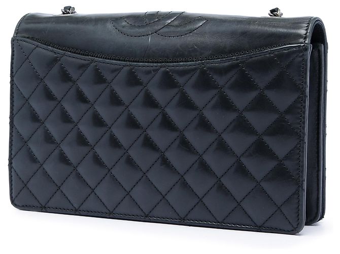 Chanel Black Small Quilted Calfskin Ballerine Flap Nero - vista 2