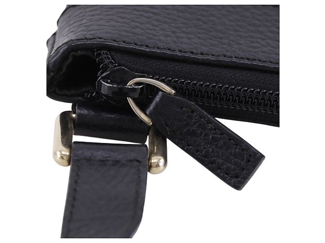 Gucci Gray GG Denim Nailhead Crossbody Brown Dark grey - view 12