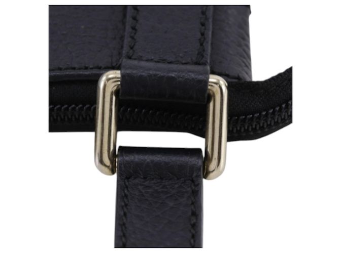 Gucci Gray GG Denim Nailhead Crossbody Brown Dark grey - view 18