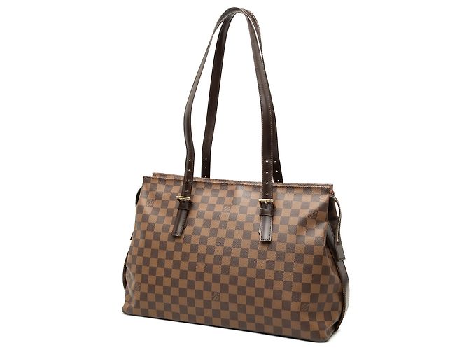 Louis Vuitton Marrone Damier Ebene Chelsea - vista 2
