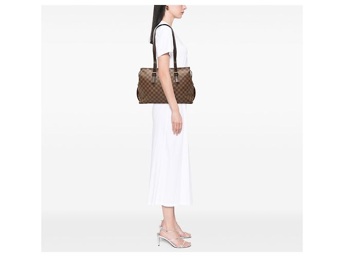 Louis Vuitton Marrone Damier Ebene Chelsea - vista 7
