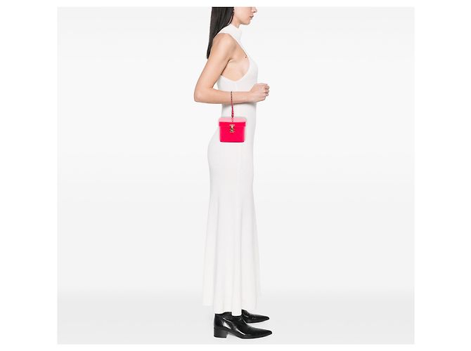 Chanel Pink Mini CC gesteppte Lack Vanity Bag - Ansicht 6