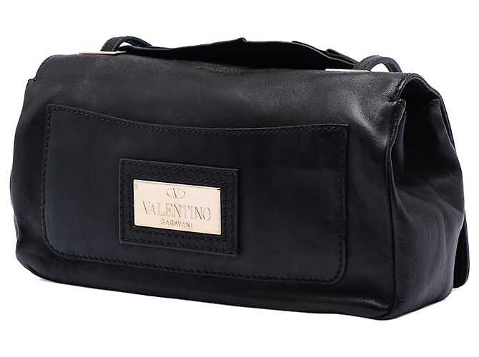 Borsa a Spalla Valentino Black Nappa Petale Rose Nero - Ansicht 2