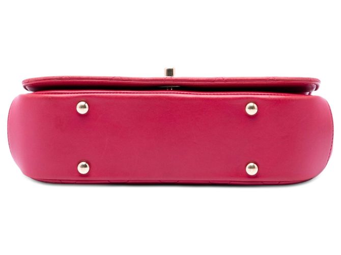 Chanel Pink Small Quilted Lambskin Carry Chic Flap Rosa - vista 3