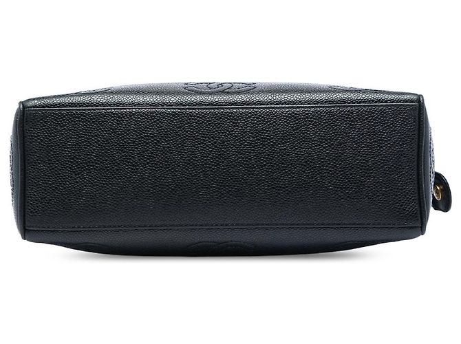 Tote Chanel Black Triple CC Caviar Nero - vista 3