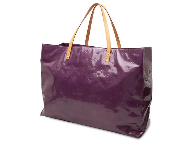 Louis Vuitton Purple Monogram Vernis Reade GM Porpora - vista 2