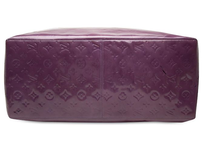 Louis Vuitton Purple Monogram Vernis Reade GM Porpora - vista 3