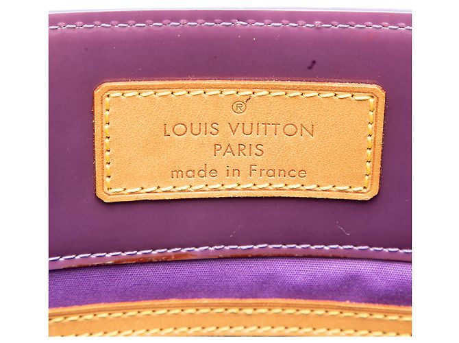 Louis Vuitton Purple Monogram Vernis Reade GM Porpora - vista 5