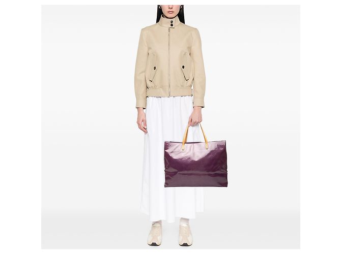 Louis Vuitton Purple Monogram Vernis Reade GM Porpora - vista 6