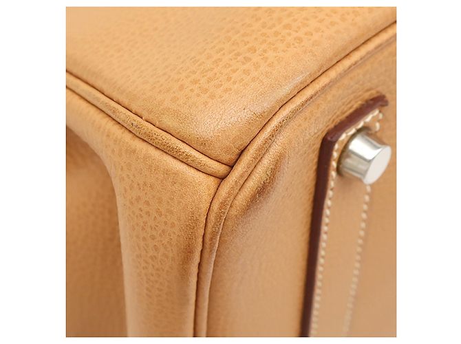 Hermès Brown Togo Birkin Retourne 35 Marrone Marrone chiaro - vista 14