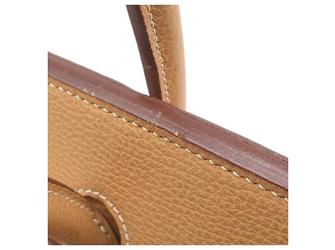 Hermès Brown Togo Birkin Retourne 35 Marrone Marrone chiaro - vista 15