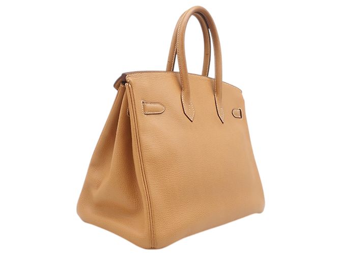 Hermès Brown Togo Birkin Retourne 35 Marrone Marrone chiaro - vista 2