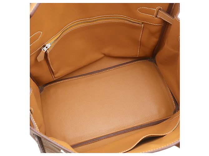 Hermès Brown Togo Birkin Retourne 35 Marrone Marrone chiaro - vista 4