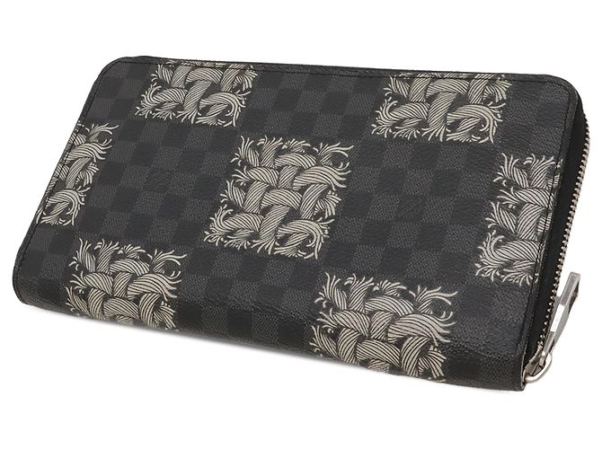 Louis Vuitton Black Christopher Nemeth Damier Graphite Zippy Organizer Wallet Negro - vista 2