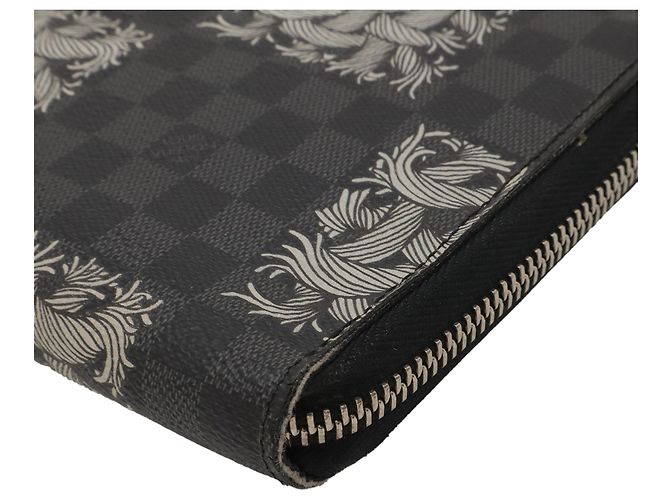 Louis Vuitton Black Christopher Nemeth Damier Graphite Zippy Organizer Wallet Negro - vista 5