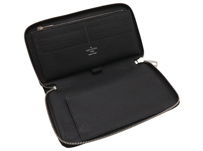 Louis Vuitton Black Christopher Nemeth Damier Graphite Zippy Organizer Wallet Negro - vista 7