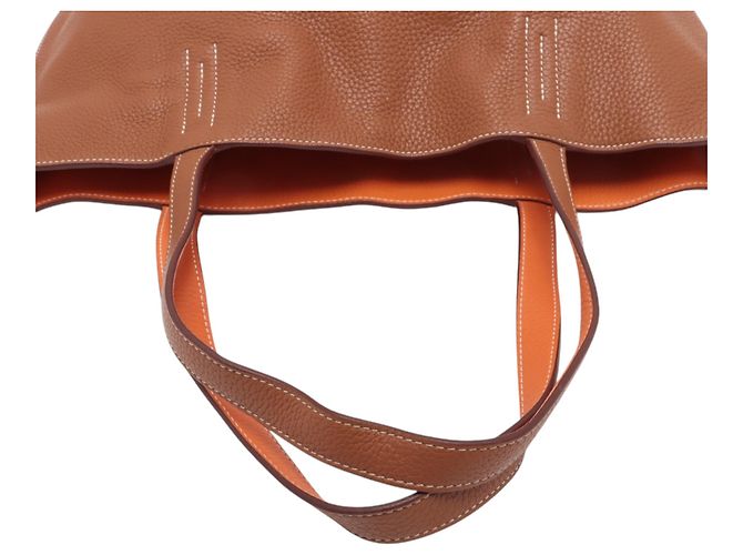 Hermès Brown Clemence Double Sens 36 Marrone - vista 10