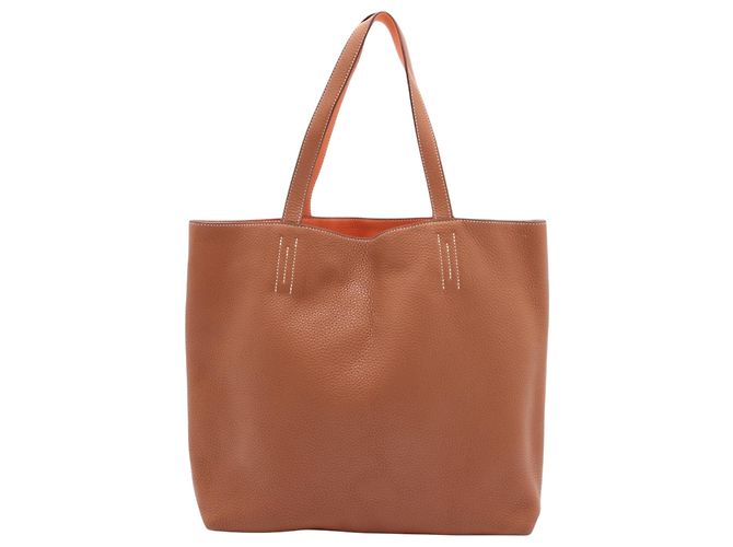 Hermès Brown Clemence Double Sens 36 Marrone - vista 2
