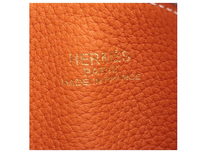 Hermès Brown Clemence Double Sens 36 Marrone - vista 6
