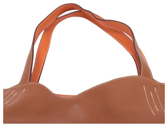 Hermès Brown Clemence Double Sens 36 Marrone - vista 9