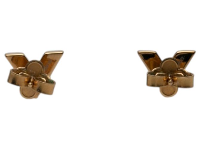 Orecchini Essential V placcati oro Louis Vuitton D'oro - vista 2