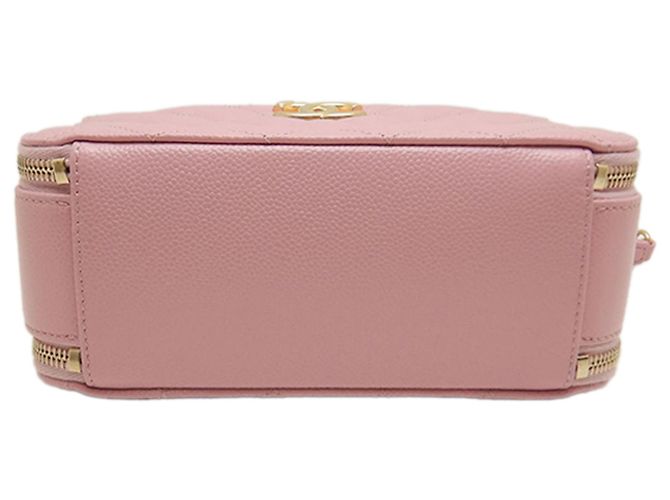 Vanity Beauty Case Chanel Pick Me Up in Caviar Trapuntato Rosa Small - vista 3