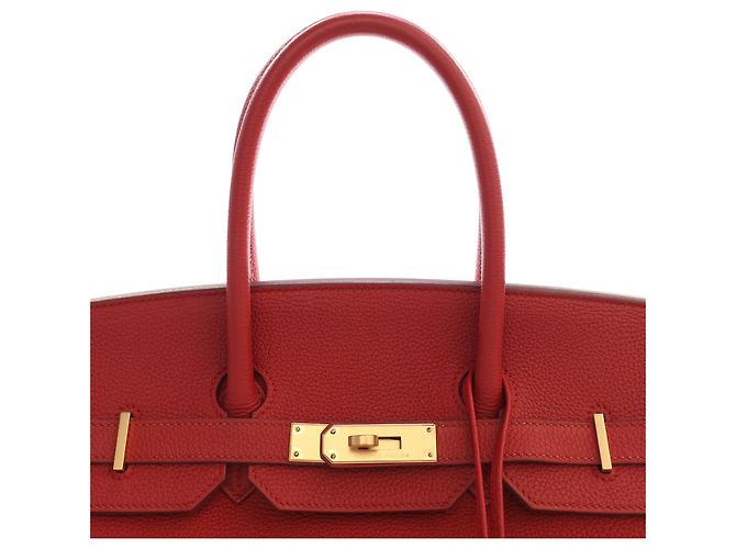 Hermès Red Togo Birkin Retourne 35 Rosso - vista 14