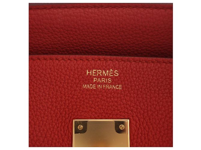 Hermès Red Togo Birkin Retourne 35 Rosso - vista 8