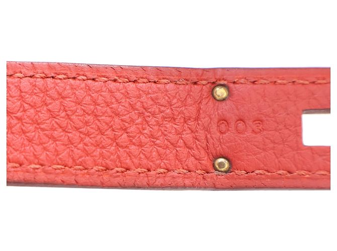 Hermès Red Togo Birkin Retourne 35 Rosso - vista 9