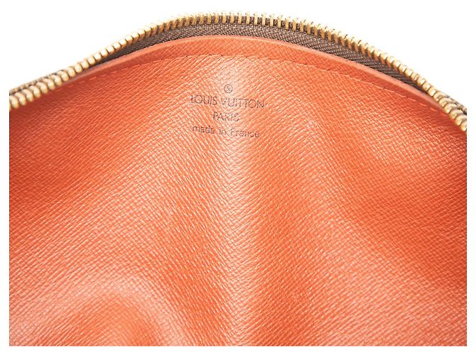 Louis Vuitton Marrone Damier Ebene Papillon 30 - vista 5