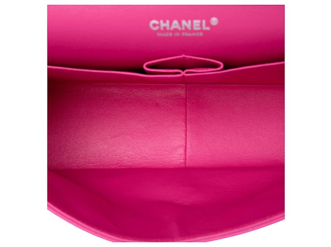 Chanel Pink Jumbo Classic Caviar Double Flap Rosa - vista 4