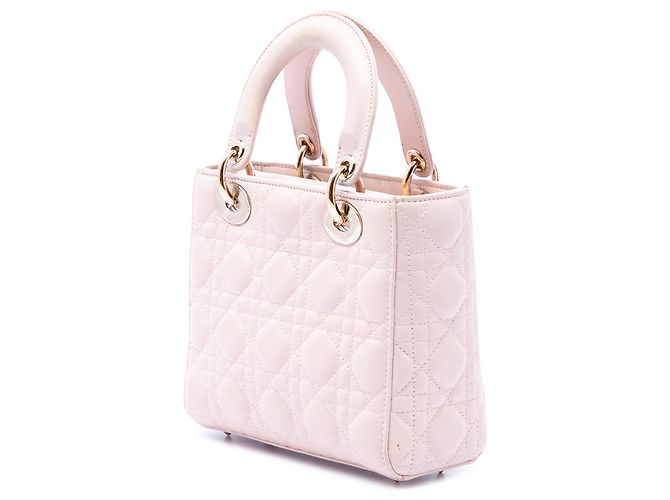 Dior Rosa Small Lambskin Cannage My ABCDior Lady Dior - vista 2