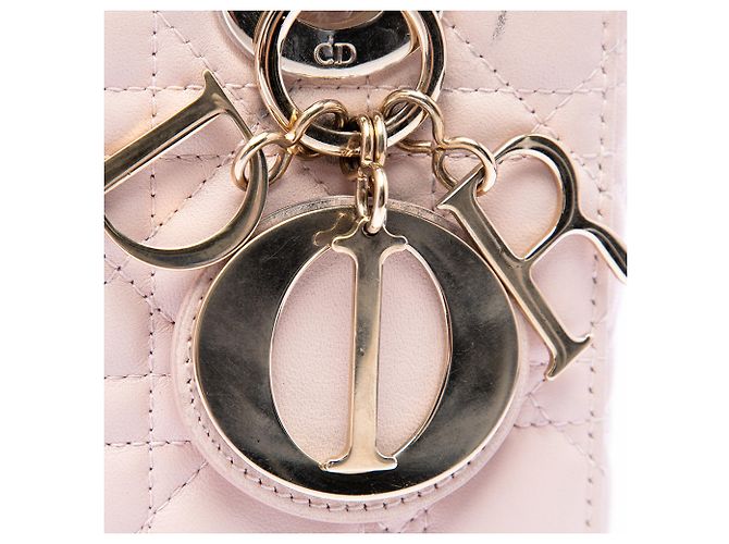 Dior Rosa Small Lambskin Cannage My ABCDior Lady Dior - vista 5