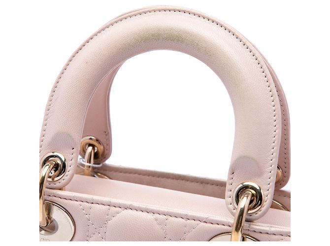 Dior Rosa Small Lambskin Cannage My ABCDior Lady Dior - vista 6