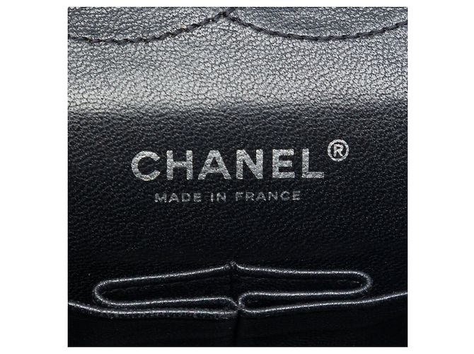 Chanel Black Small CC Quilted Patent Accordion Double Flap Nero - vista 5