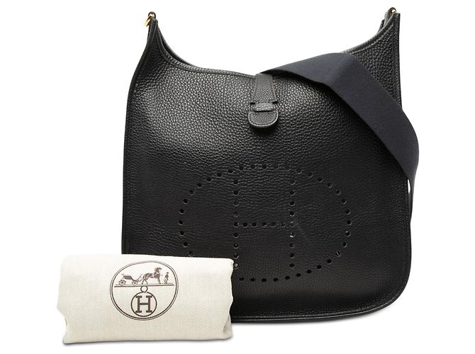 Hermès Black Togo Evelyne I 33 Nero - vista 7