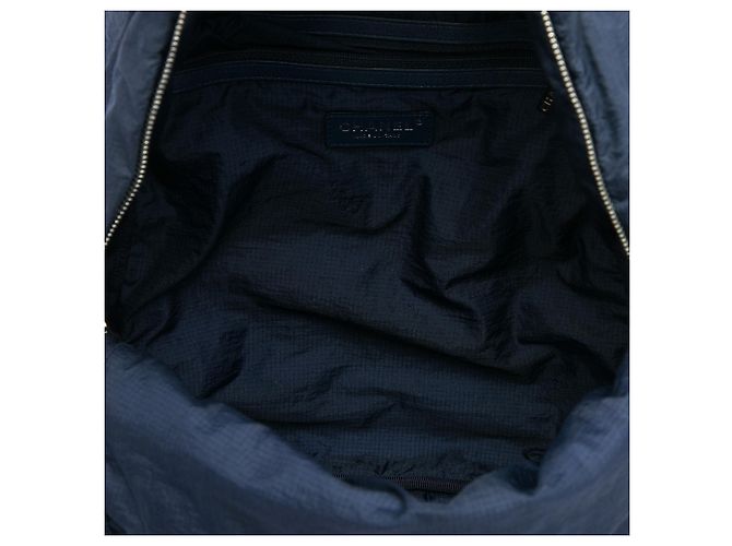 Zaino Chanel Blue CC Quilted Nylon Sport Line Blu navy - vista 4