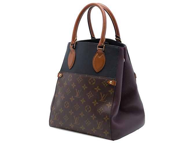Tote Louis Vuitton Marrone Monogram Fold MM - vista 2