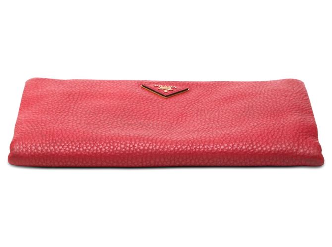 Borsa a tracolla Prada Red Vitello Daino Rosso - vista 3