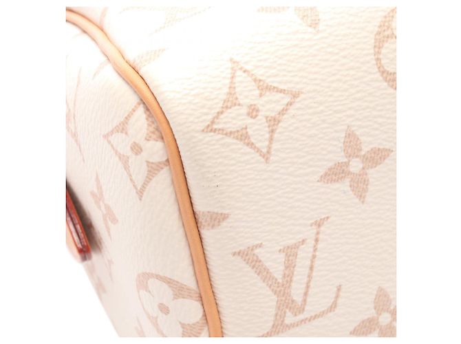 Louis Vuitton Marrone Monogram Dune Speedy Bandouliere 20 Beige - vista 5