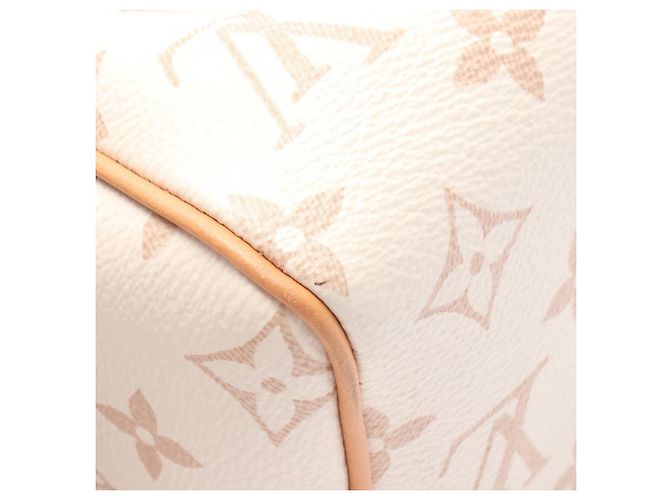 Louis Vuitton Marrone Monogram Dune Speedy Bandouliere 20 Beige - vista 6