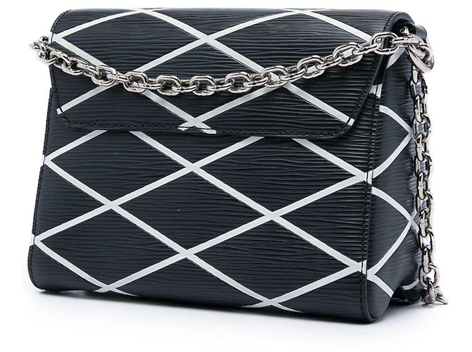 Louis Vuitton Black Epi Malletage Twist Nero - vista 2