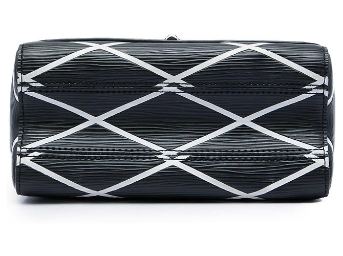 Louis Vuitton Black Epi Malletage Twist Nero - vista 3