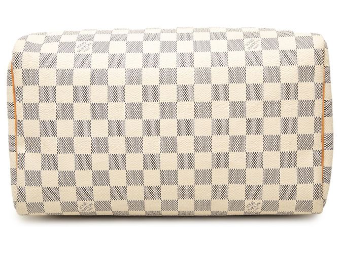 Louis Vuitton White Damier Azur Speedy 30 Bianco - vista 3