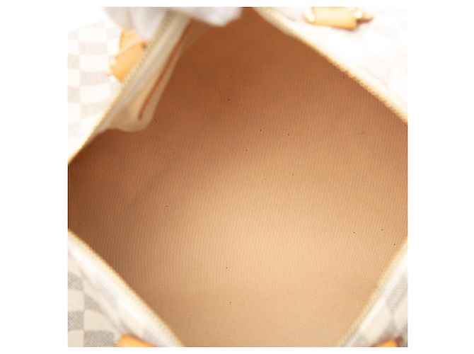 Louis Vuitton White Damier Azur Speedy 30 Bianco - vista 4