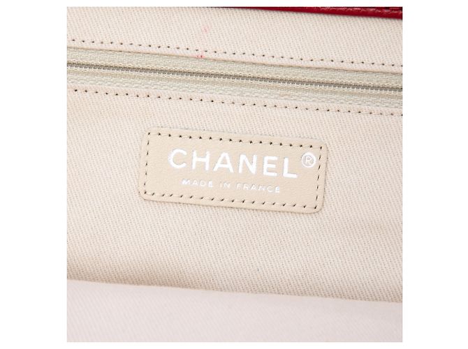Clutch Chanel Red CC Quilted Caviar Frame Rosso - vista 5